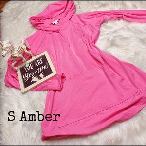 LuLaRoe Tops - LLR S Pink BCA Amber Hoodie BNWT LuLaRoe Tops - LLR S Pink BCA Amber Hoodie BNWT